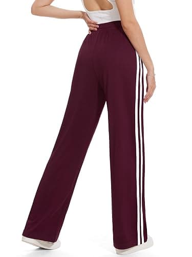 Tapata Women's 28/30/32/34 Inseam Track Pants Loose Straight Leg Jogging Sweatpants Warm-Up Sports Athletic Running thumbnail 2