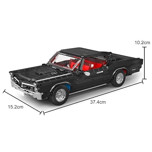Mould King 10199 Car Model Kits, MOC Bricks Collectible Sports Car Building Blocks, Static Version 1563 PCS thumbnail 6