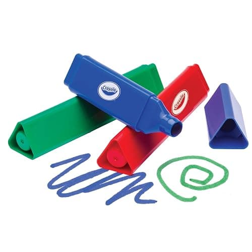 Crayola Triangle Toddler Markers (8ct), Easy Grip Washable Markers for Toddlers, Arts & Crafts Supplies, Coloring for Young Kids, Nontoxic thumbnail 7