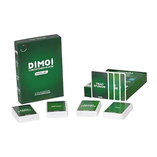 Dimoi Jeu de Cartes en Famille - 240 Questions Originales et positives pour entamer des Conversations passionnantes et se rapprocher - Idée Cadeau Noël Jeu de société thumbnail 2