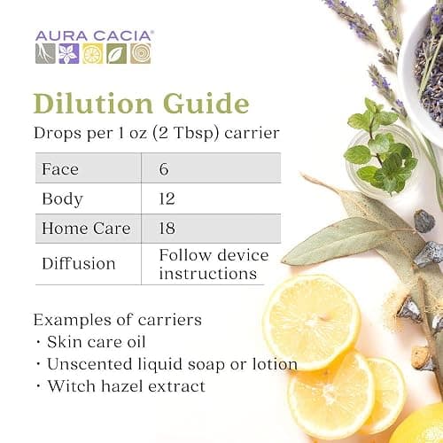 Aura Cacia Discover Essential Oils Kit, 4-Pack, Lavender, Eucalyptus, Peppermint & Tea Tree Oils, Excellent Starter Set thumbnail 7