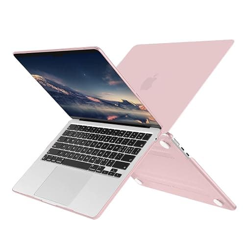 MOSISO Compatible with MacBook Air 13 inch Case 2025 2024 2023 2022 M4 A3240 M3 A3113 M2 A2681, Plastic Hard Shell&Keyboard Cover&Screen Film&Pouch for MacBook Air 13.6 inch Case, Baby Pink thumbnail 8