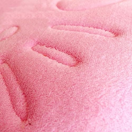 Cute Cartoon Pink Area Rugs for Bedroom Living Room Bathroom Rugs Bath Mat Door Mat Super Soft Memory Foam Design Non Slip and Absorbent 15.75 x 23.62 Inch thumbnail 7