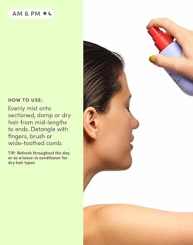 Evereden Kids Hair Detangling Spray: 4-in-1 Leave-In Detangler Spray - Moisturize, Strengthen, Protect, & Easily Tackle Even the Toughest Knots - Clean & Vegan - All Hair Types thumbnail 3
