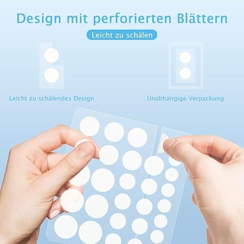 360 Stück Pickel Patch Hydrokolloid Acne Pimple Patches Anti-Akne Patch Unsichtbare für Tag & Nacht mit Teebaumöl, Salicylsäure,Centella Asiatica｜4 Größen 8 mm,10 mm,12 mm,14 mm thumbnail 7