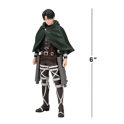 Banpresto - Attack on Titan - The Final Season Levi Figure 6 Inch thumbnail 2
