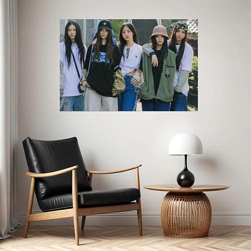 Stay Out Your Lane NewJeans Right Now Group Poster K-pop Music Art 12x16 Poster thumbnail 5