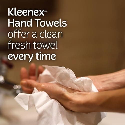 Kleenex Disposable Paper Hand Towels, 6 Boxes, 60 Tissues per Box (360 Total Tissues), Packaging May Vary thumbnail 5