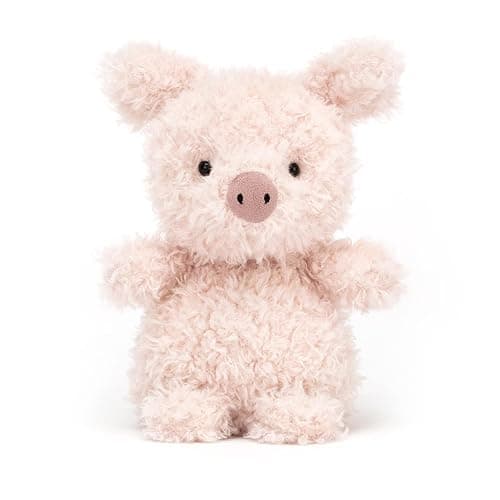 Jellycat Little Pig Stuffed Animal, 7 inches - Farmyard Plush Toy - Classic Children's Gift thumbnail 5