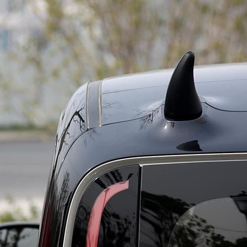 YGMONER Car 3D Devil Horns Sticker (Easy to Find Car in The Parking Lot) Halloween Car Roof Decor Elasticity Foam Bull Horns (Classic Black) thumbnail 3
