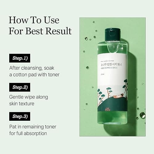 ROUND LAB Pine Calming CICA Toner 8.45 Fl Oz, Low-Acidic Hydrating Toner for Face with Pine CICA, BHA + LHA, and Hyaluronic Acid for Soothing, Exfoliating, and Restoring Skin Balance, Korean Skincare thumbnail 11