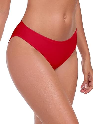 Ocean Blues Women's Low Waisted Bikini Bottom Full Coverage Swim Bottom thumbnail 2