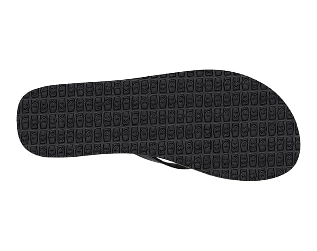 Sanuk Yoga Joy Womens Flip Flops | Yoga Mat Footbed | Sandals for Women | Womens Yoga Sandals | Women's Beach Sandals thumbnail 7