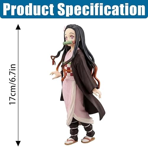 MLDVQJV 6Pcs Demon Anime Figures Set, Slayer Characters for Anime Fans and Kids (Standing Pose) thumbnail 2
