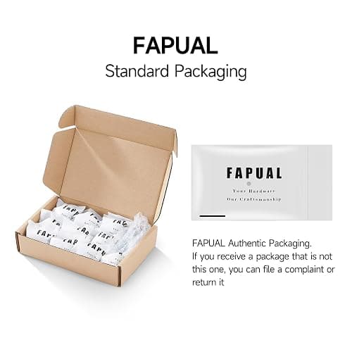 FAPUAL 10 Pack Gold Cabinet Knobs for Kitchen Cabinets and Dresser Drawers，Zinc Alloy Brushed Brass Hardware Handles Pulls，Vintage Cupboard Drawer Knob thumbnail 6