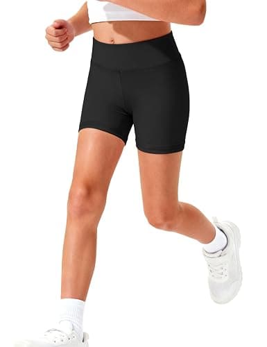 Somaibo Girls Dance Shorts Kids Bike Gymnastic Volleyball Cartwheel High Waisted Short for Youth thumbnail 7