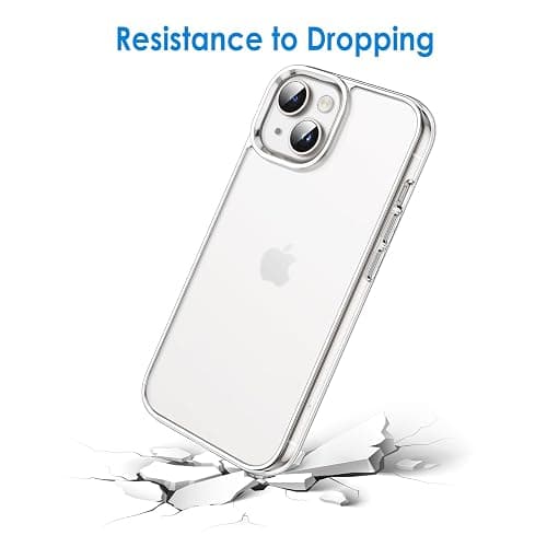 JETech Case for iPhone 13 6.1-Inch, Non-Yellowing Shockproof Phone Bumper Cover, Scratch-Resistant and Anti-Fingerprint Matte Back (Frosted Clear) thumbnail 6