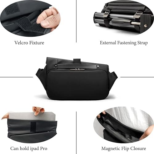 NIID Sling Bag,Crossbody Bag for Switch 2,Expandable Sling Bag Stylish,Waterproof Small Backpack Men,Multipurpose Chest Bag,Shoulder Backpack for Travel Work thumbnail 3