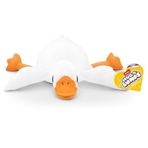 Hug-A-Lumps 1.5kg Weighted Cuddly Squishy 14.5 inch Animal Plush by ZURU, Comfort Companion for Anxiety Relief, Calming Soft Toy for Kids and Adults (Goose/Mav) thumbnail 3