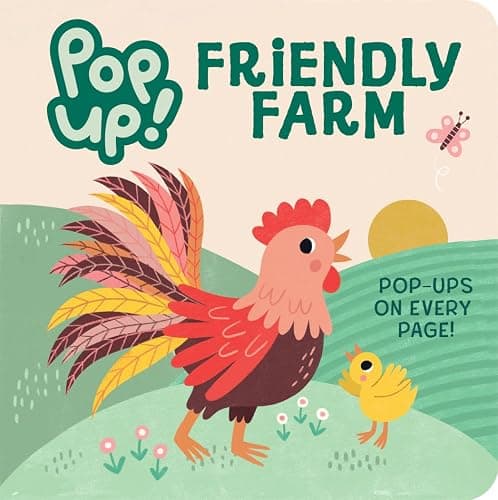 Pop Up Friendly Farm: A Farm Animals Pop-Up Book for Toddlers - Image 1