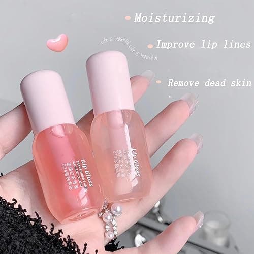 Baorder 4Pcs Cute Hydrating Jelly Lip Gloss Oil Set for Women and Girls | Clear,Fruity Flavor Moisturizing Lip Balm,Glossy and Shiny Lip Primer Lipgloss,Lip Care Makeup,Party Gift thumbnail 5