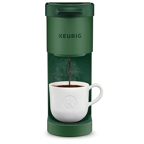 Keurig K-Mini Single Serve K-Cup Pod Coffee Maker, 6 to 12oz Brew size, with Cord Storage, Perfect for Small Spaces, Evergreen - Image 1