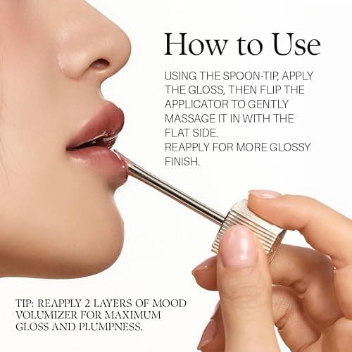 d'alba Piedmont Plumping Lip Glow Mood Volumizer, Hydrating Lip Plumper with Vegan Ceramide & Vitamin C & E, Fuller Lips, Volumizing Lip Gloss, Glowy Finish, Feeble Pink (4 Colors) (0.17 fl oz.) thumbnail 8
