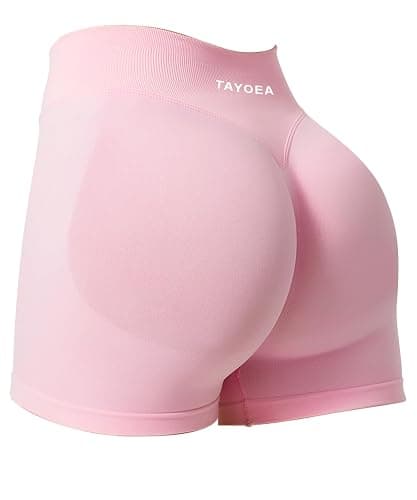 TAYOEA Sport Shorts Damen Scrunch Kurze Sporthose Push Up Kurze Leggings Butt Lifting Gym Short Nahtlose Workout Radlerhose Damen - Image 1