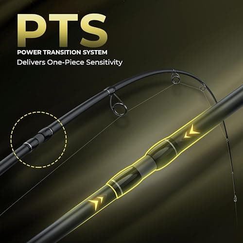 KastKing Spartacus Defender Twin-Tip Fishing Rod and Reel Combo | Baitcaster & Spinning Combo, 2-Piece Rod, Extra Tip, KastFlex IM7 Graphite Blanks, Camouflage Finish, Freshwater Fishing thumbnail 12