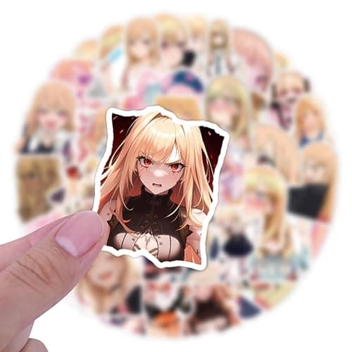 LTZSTONE Cartoon My Dress-Up Darling 55pcs Stickers for Water Bottles,Vinyl Waterproof Durable Laptop Sticker(XSGYRAHFX) thumbnail 6