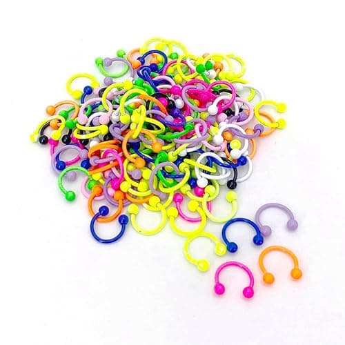 20 Pieces 16G Stainless Steel Septum Jewelry thumbnail 6