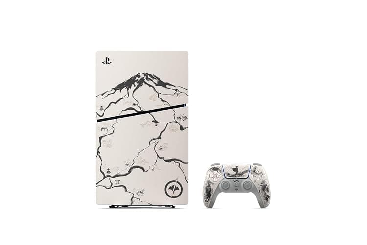 PlayStation 5 Console – Ghost of Yōtei Black Limited Edition Bundle ​(slim) EN Version - Image 1