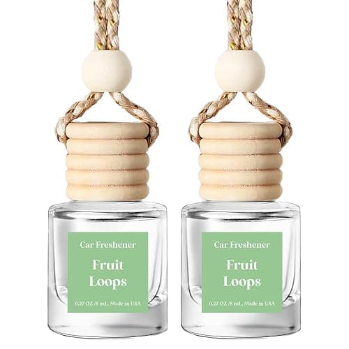 C Classy Car Air Freshener Hanging 2 Pack, Fruit Loops Essential Oil Diffuser for C ar, Air Freshener Cute, Long-Lasting Fragrance, Car Air Fresheners for Women & Men Gift, Made in USA - Image 1