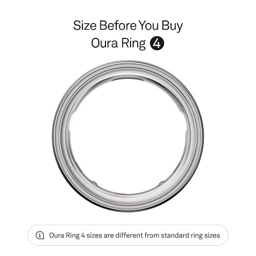 Oura Ring 4 - Silver - Size 9 - Size Before You Buy thumbnail 2