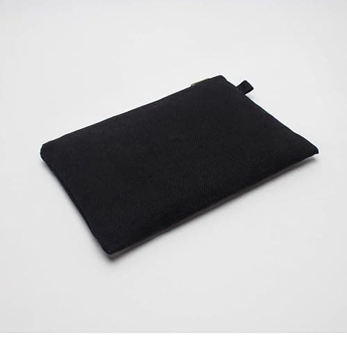 YONBEN Zipper Pouch Storage Bag - Simple and Stylish Women's Cosmetic and Travel Bag - Cotton Canvas - Ideal for Stationery thumbnail 7