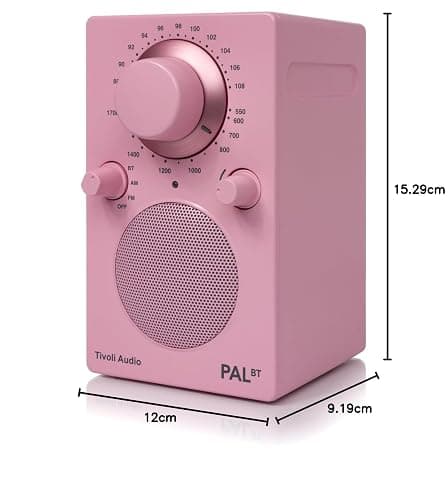 Tivoli Audio PAL BT Radio FM/AM portatile Bluetooth (rosa) thumbnail 7