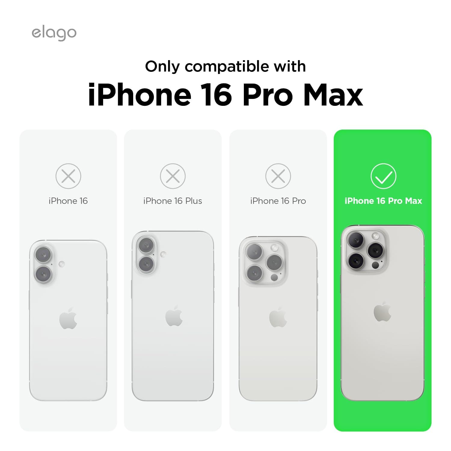 elago Magnetic Silicone Case Compatible with iPhone 16 Pro Max Case 6.9 Inch Compatible with All MagSafe Accessories - Built-in Magnets, Soft Grip Silicone, Shockproof (Light Blue) thumbnail 2