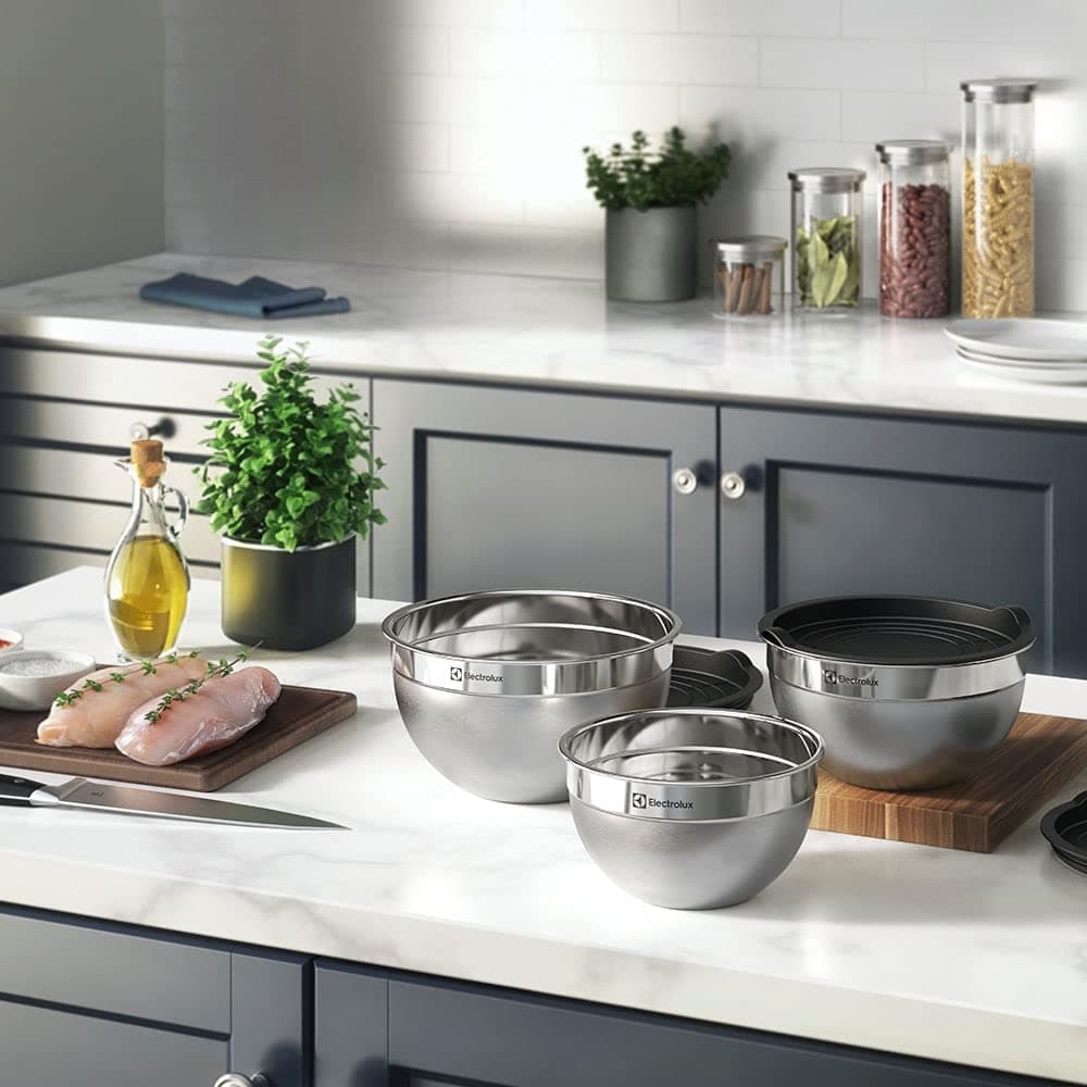 Conjunto de Bowls Tigelas de Inox com Tampa Plástica Electrolux thumbnail 7
