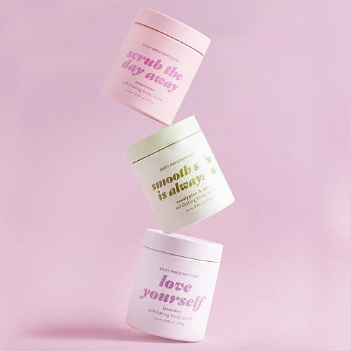 Body Prescriptions Exfoliating Body Scrub – Body Cleanser for Nourished, Ultra-Smooth Skin, Lavender, Rosewater, Eucalyptus & Mint thumbnail 3