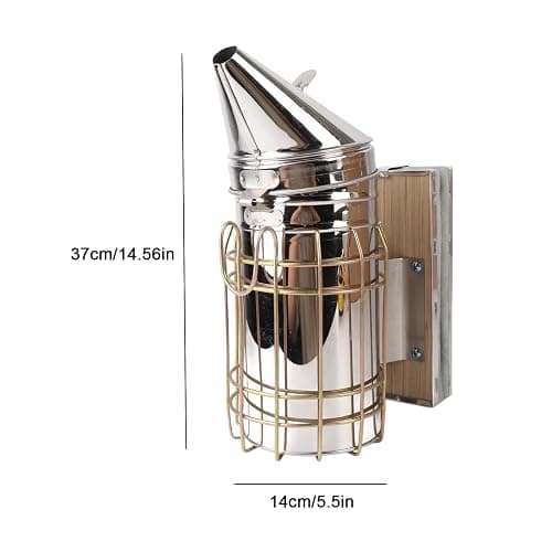 Bee Keeping Starter Kit, Bee Hives Boxes Starter Kit, with Beehive Brush Smoker Scraper Beehive Scraper Tool Frame Lifter Beekeeping Brush Tool Set for Beekeeper Supplies thumbnail 2