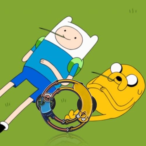 PLITI Adventure Cartoon Gift Adventure Cartoon Fans Gift Finn and Jake Brooch Pin For Animated TV Show Lover thumbnail 7