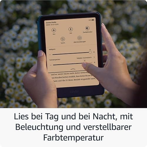 Amazon Kindle Paperwhite (neueste Generation) – Unser schnellster Kindle, mit neuem 7-Zoll-Display und wochenlanger Akkulaufzeit – 16 GB – ohne Werbung – schwarz thumbnail 5