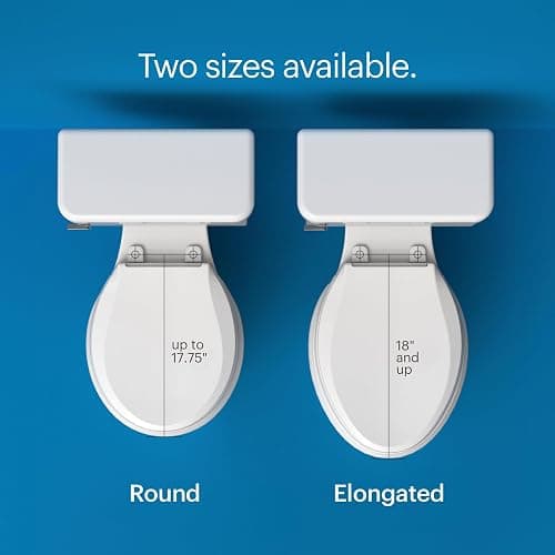Brondell Bidet Toilet Seat, Non-Electric Swash Ecoseat, Fits Elongated Toilets, White - Dual Temperature, Dual Nozzle System - Bidet with Easy Installation thumbnail 2