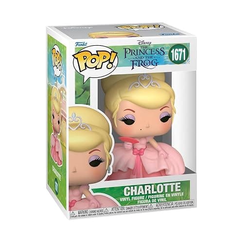 Funko Pop! Disney: The Princess and the Frog - Charlotte - 1/6 Odds for Rare Chase Variant - Collectable Vinyl Figure - Gift Idea - Official Merchandise - Toys for Kids & Adults - Princesses Fans - Image 1