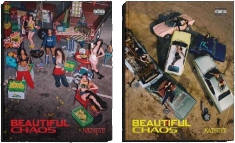 KATSEYE - Beautiful Chaos. Beautiful VER. + Extra photocards - Image 1