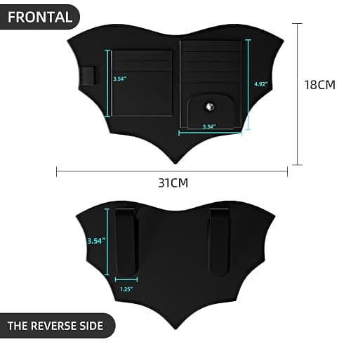 AWinjoy Car Visor Organizer, Multifunctional Auto Interior Accessories Storage Pocket Sun Visor Pouch for Card License Registration Document Pen Key Interior Accessories Pocket Organizer thumbnail 2