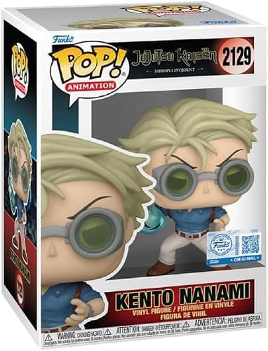 Funko Kento Nanami Shibuya Incident Exclusive 2129 Pop Vinyl Figure Bundled with Pop Protector - Image 1