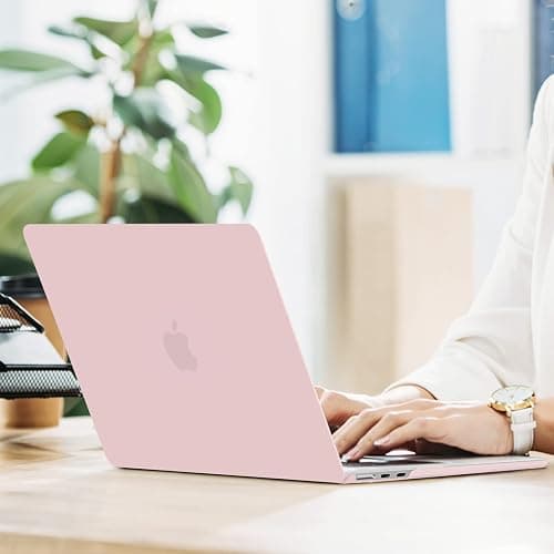 MOSISO Compatible with MacBook Air 13 inch Case 2025 2024 2023 2022 M4 A3240 M3 A3113 M2 A2681, Plastic Hard Shell&Keyboard Cover&Screen Film&Pouch for MacBook Air 13.6 inch Case, Baby Pink thumbnail 7