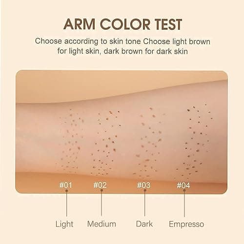 GURKOOYD Freckle Pen, Freckle Stamp, Natural Lifelike Freckle Stamp Pen, 5-Point Faux Freckle Stamp Makeup Tool, Freckles Makeup Waterproof, 4 Colors Available, Long Lasting & Quick Dry(2# Medium) thumbnail 4