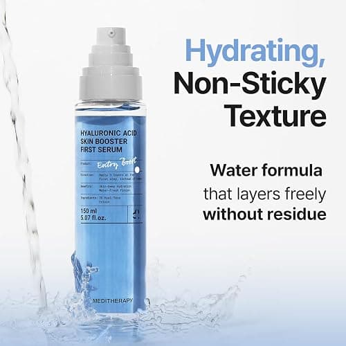 Meditherapy Hyaluronic Acid Serum XXL 150ml (5.07 fl.oz.) – Ultra Hydrating 333Serum for Glowing Skin, Face Moisturizer, Non-Sticky, Anti-Aging & Wrinkle Care, Korean Skin Care thumbnail 7